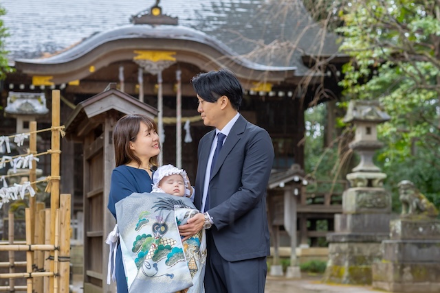雨の日の石神井氷川神社でお宮参り撮影☆撮影レポート(練馬区・石神井)