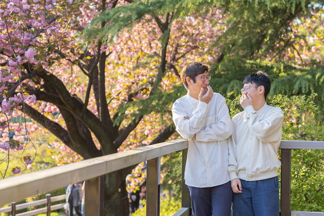 家族写真　日常写真　桜撮影　出張撮影　出張カメラマン　女性カメラマン　新宿御苑