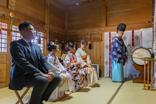 出張撮影　出張カメラマン　練馬区　光が丘　北野八幡神社　七五三　女性カメラマン　自然体