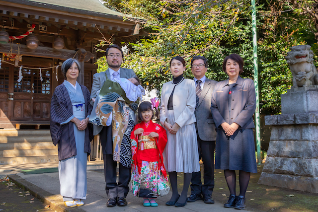 北野八幡神社でお宮参り撮影☆撮影レポート（練馬区・田柄）