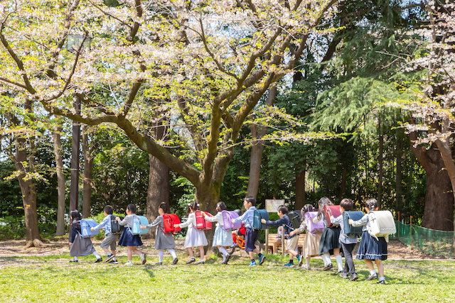 かえる池で16家族の入学記念撮影☆撮影レポート(練馬区・光が丘)