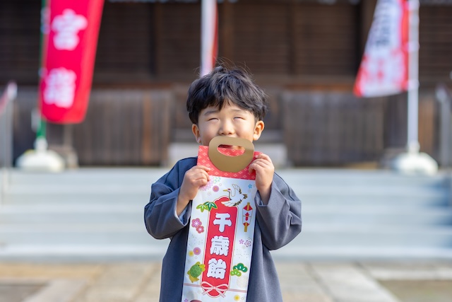 谷原氷川神社で5歳男の子の七五三撮影☆撮影レポート(練馬区・高野台)