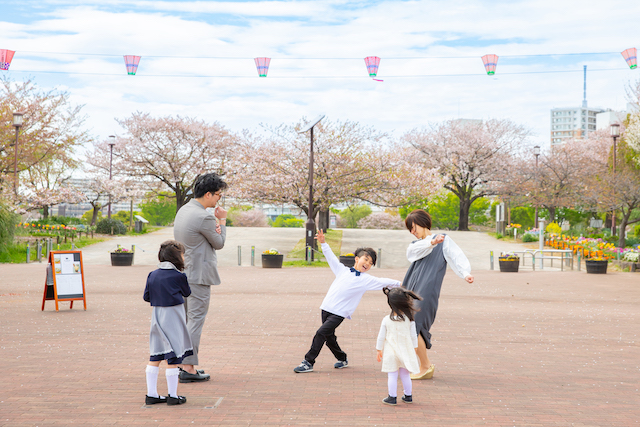 大島小松川公園で入学撮影〜後編〜☆撮影レポート(東京・江東区)