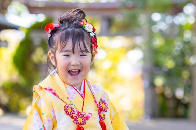 お宮参りと3歳女の子さんの七五三撮影☆撮影レポート(東京・練馬区)