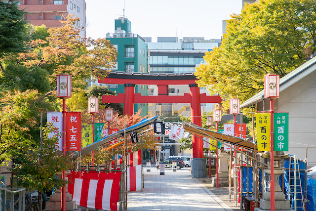 出張撮影　出張カメラマン　富岡八幡宮　七五三　記念写真　家族写真　日常写真　女性カメラマン