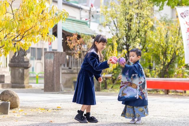 スサノオ神社で5歳男の子の七五三撮影☆撮影レポート(東京・荒川区)