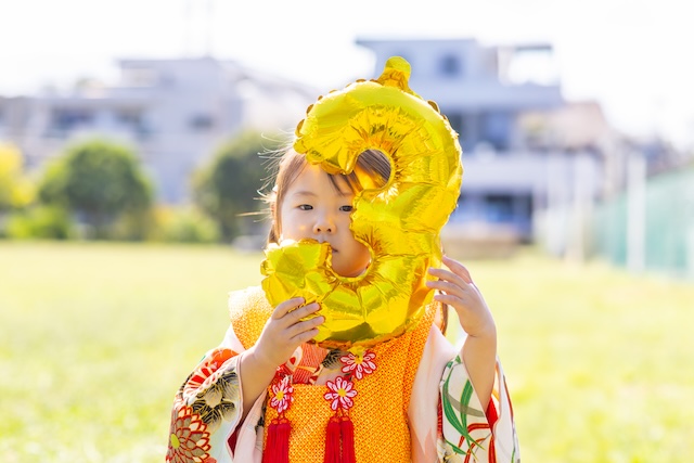 城北中央公園で3歳の七五三撮影☆撮影レポート(練馬区・氷川台)