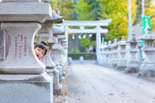 練馬区　大泉　出張撮影　出張カメラマン　大泉氷川神社　女性カメラマン　七五三