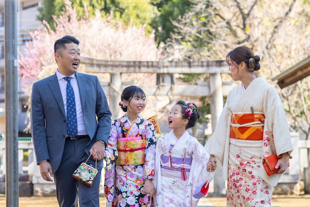 2月の北野八幡神社で七五三撮影☆撮影レポート(練馬区・田柄)