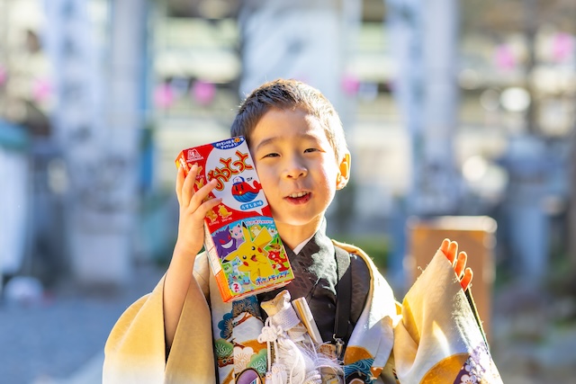 熊野町熊野神社で５歳男の子の七五三撮影☆撮影レポート(東京・板橋区)