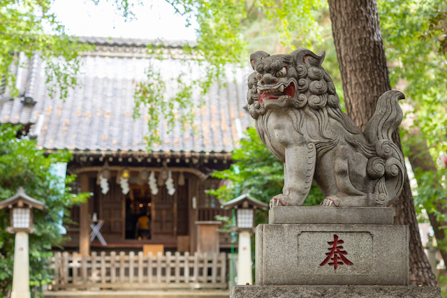 出張撮影　出張フォトグラファー　ロケーションフォト　豊島区　長崎神社　七五三　記念撮影　女性フォトグラファー