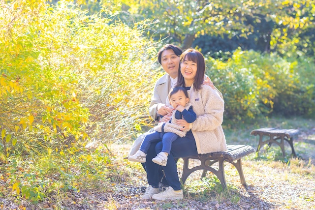 出張撮影 出張カメラマン ロケーション撮影 家族写真 記念写真 誕生日 練馬区 石神井公園 自然な写真
