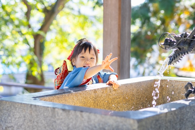 高松八幡神社で3歳女の子の七五三☆撮影レポート(練馬区・高松)