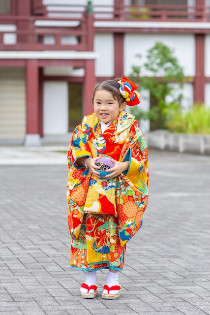 出張撮影　出張カメラマン　ロケーション撮影　七五三　女性カメラマン　自然体