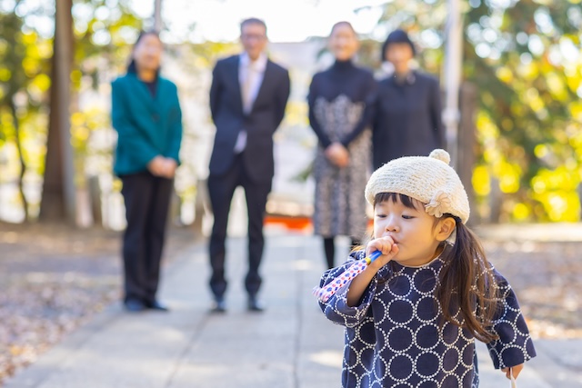 高松八幡神社で3歳女の子の七五三撮影☆撮影レポート(練馬区・高松)