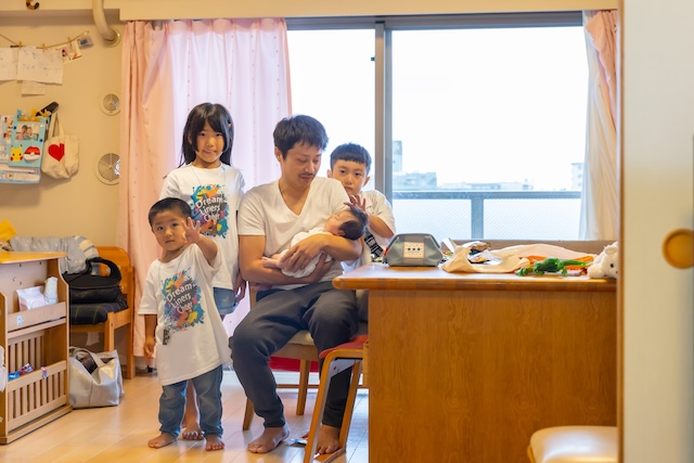 出張撮影　出張カメラマン　ロケーション撮影　女性カメラマン　お宮参り　自宅撮影　自然体　練馬区　光が丘