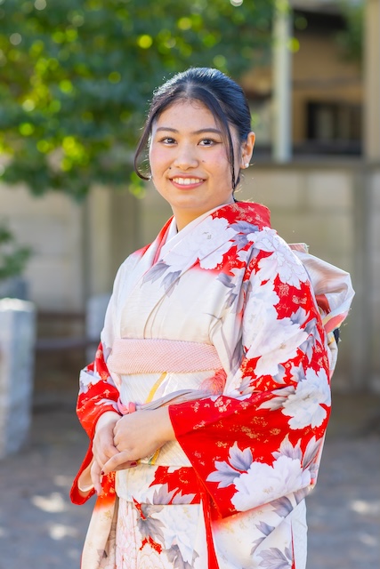 出張撮影　出張カメラマン　ロケーション撮影　成人式　練馬区　女性カメラマン　自然体