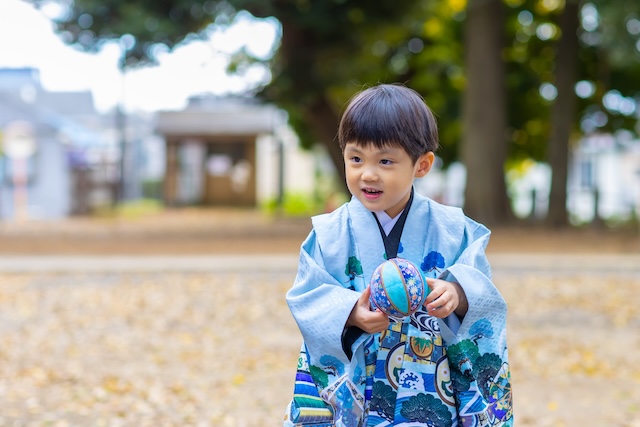 出張撮影　出張カメラマン　フォトグラファー　家族写真　練馬区　高松八幡神社　七五三　お宮参り　記念写真