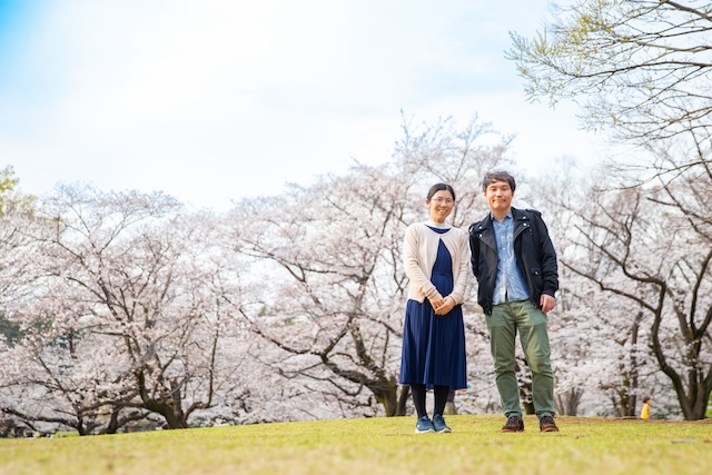 出張撮影　出張カメラマン　女性カメラマン　家族写真　結婚記念日　記念写真　練馬区　光が丘　