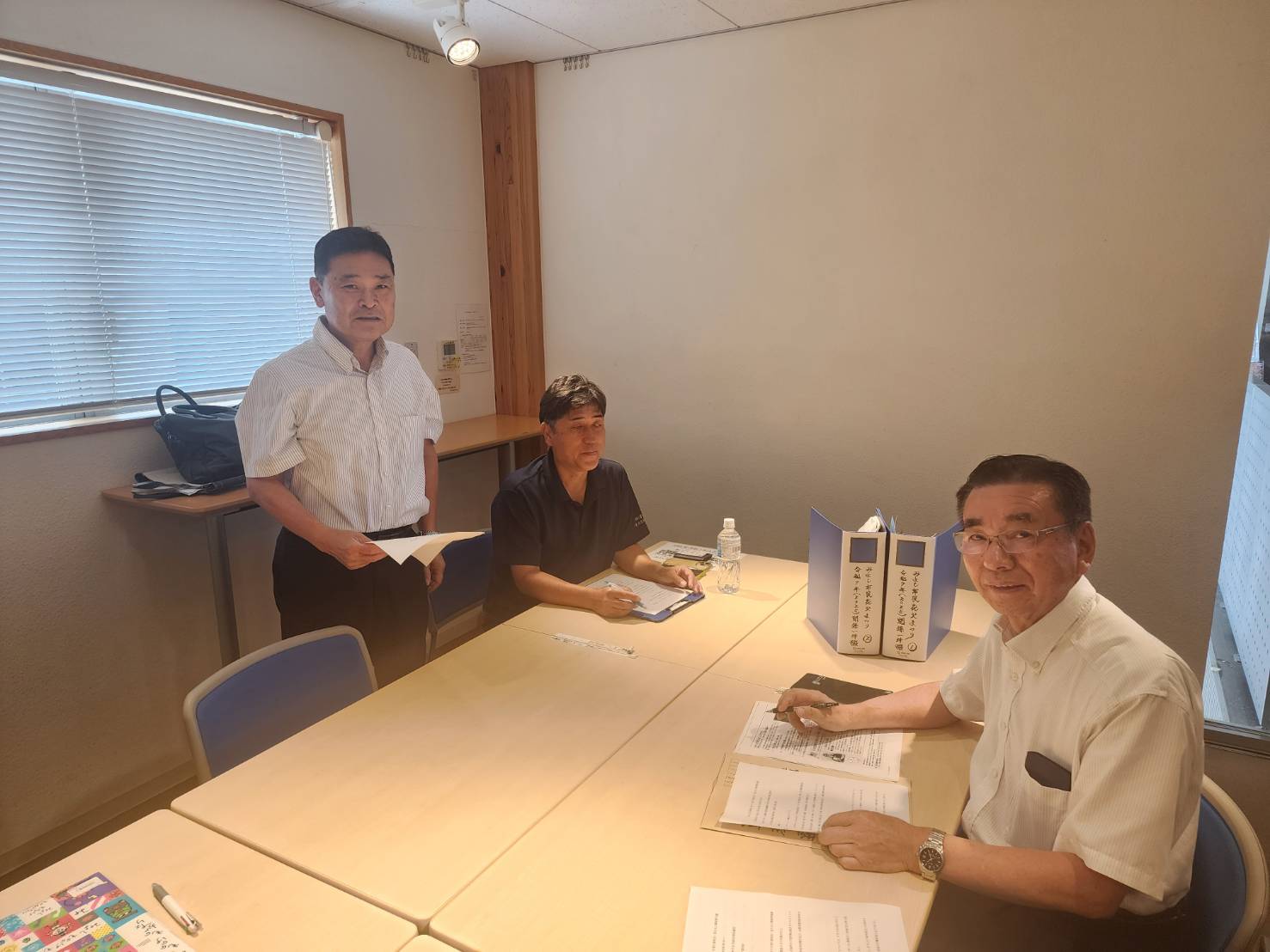 みよし市民花火まつり実行委員会：富士火工㈱と打合せ会議