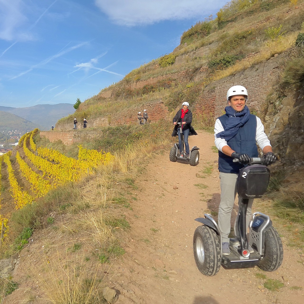 FUN MOVING GYROPODE SEGWAY EN ALSACE -  oenotourisme, vignoble Schlumberger