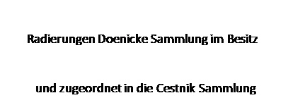 Doenick Sammlung ( Besitz Cestnik Sammlung )