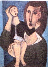 Mutter und Kind  1954   118 x 140   V.V.176a 