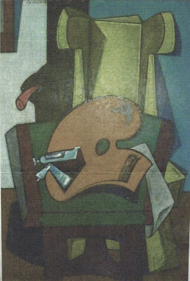 Stillleben mit Palette  1955  V.V, 130