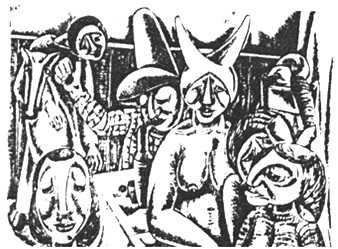 Artisten  1960    40 x 30  R.G.V. 60