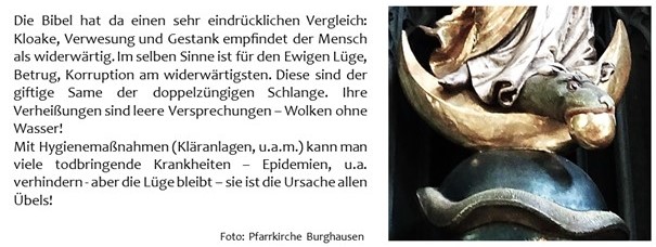 der Schlangensame ist Lüge und Betrug