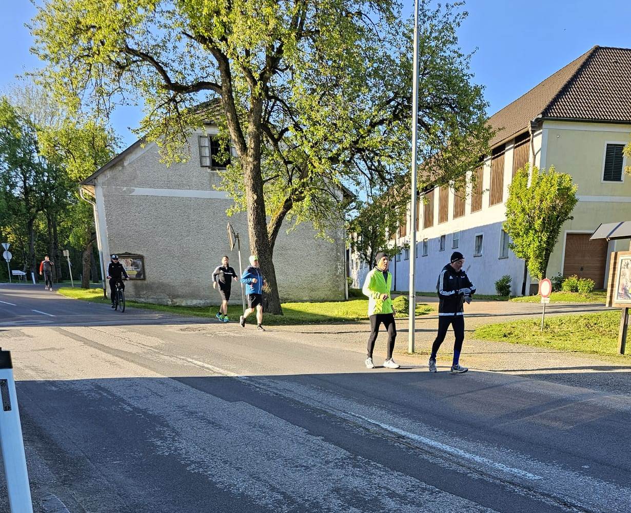 Jeden Morgen stand ein Lauf auf dem Programm...