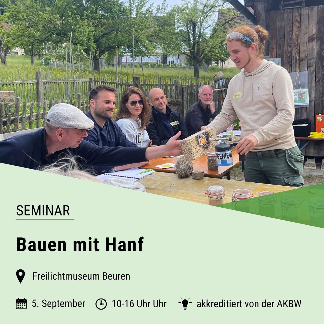 BASIS-SEMINAR | Bauen mit Hanf