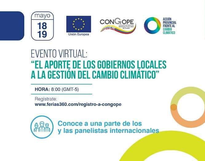 Seminario: “El aporte de los Gobiernos Locales a la gestión del cambio climático”, CONGOPE, Ecuador