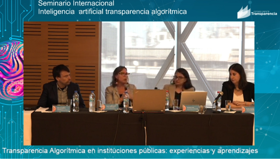 Seminario Internacional: "Transparencia en el uso de algoritmos e Inteligencia Artificial en el sector público: diálogos desde lo legal y regulatorio"