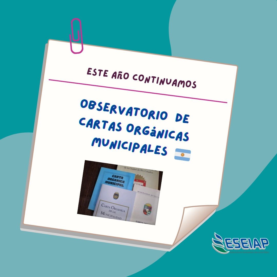 Proyecto Observatorio de Cartas Orgánicas Municipales