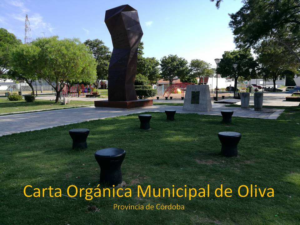 Oliva: nueva carta orgánica municipal