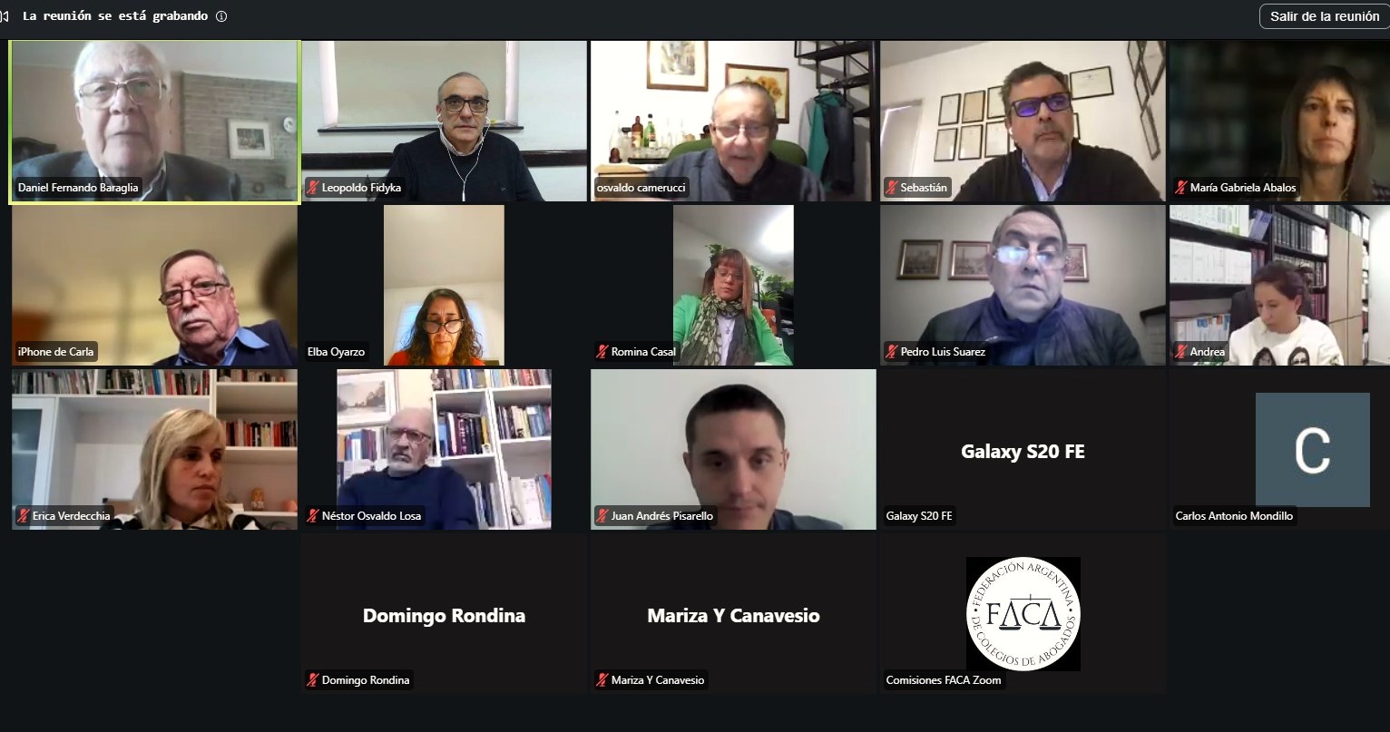 Participamos de una nueva reunión de la Comisión de Asuntos Regionales y Municipales -FACA-