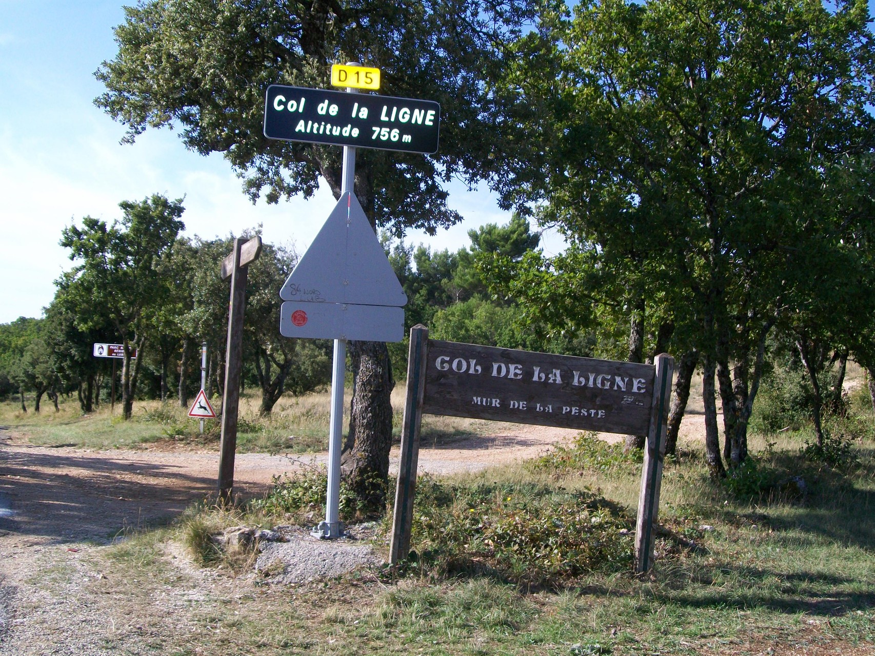 Sur la route des gorges de la Nesque