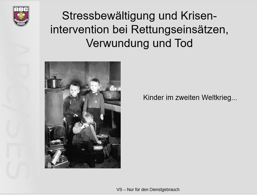 ... und Kinder sind in jedem Krieg die Haptleidtragenden, wie alte Menschen auch.