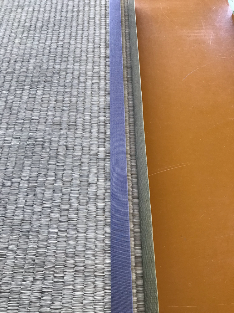 畳縁の縁幅を細くしました (^-^) - 埼玉県で創業100余年の畳店 河田 