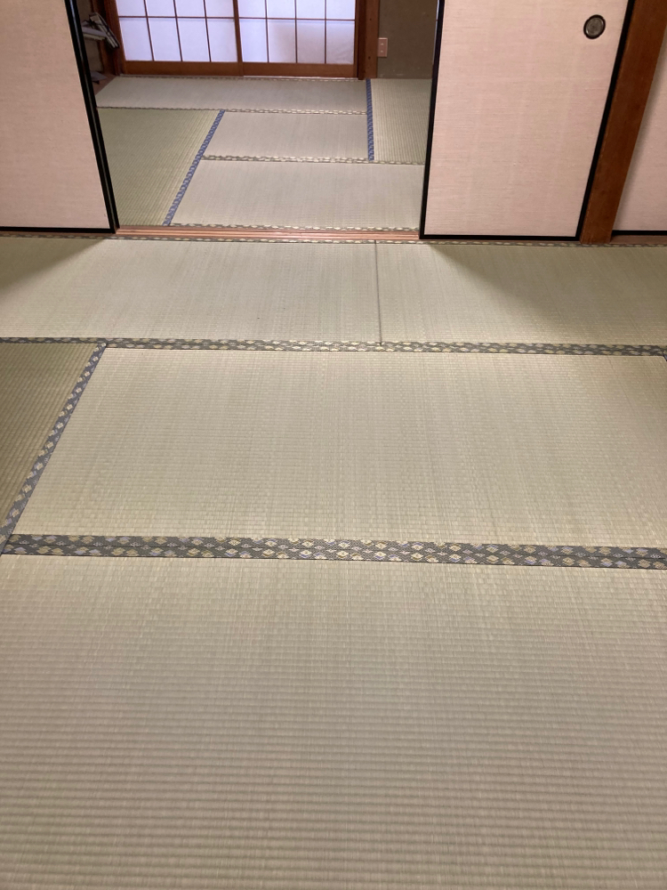 熊本産畳表 ひのはるか で 既存のワラ畳から新しい畳へ入替え 畳の張り替え ふすまや障子なら 埼玉県で創業100余年の畳店 たたみの河田