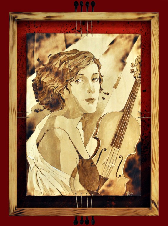 Irina mit Geige