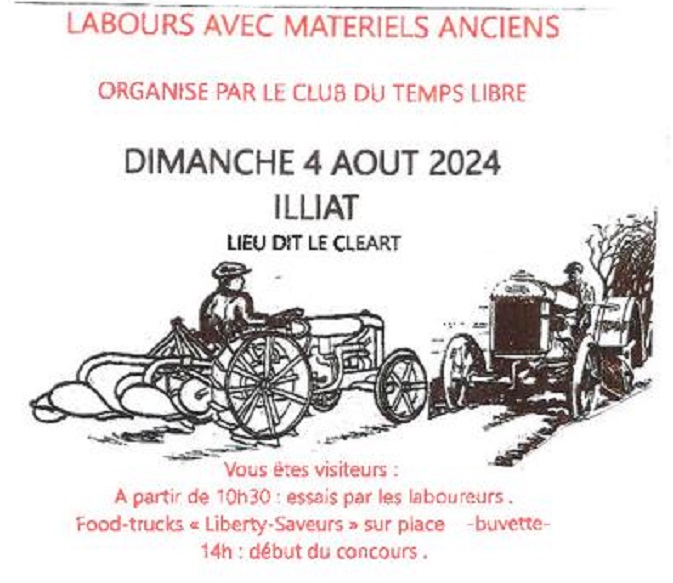 Concours de Labours en tracteurs Anciens à Illiat