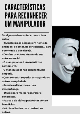 50 características para reconhecer um manipulador
