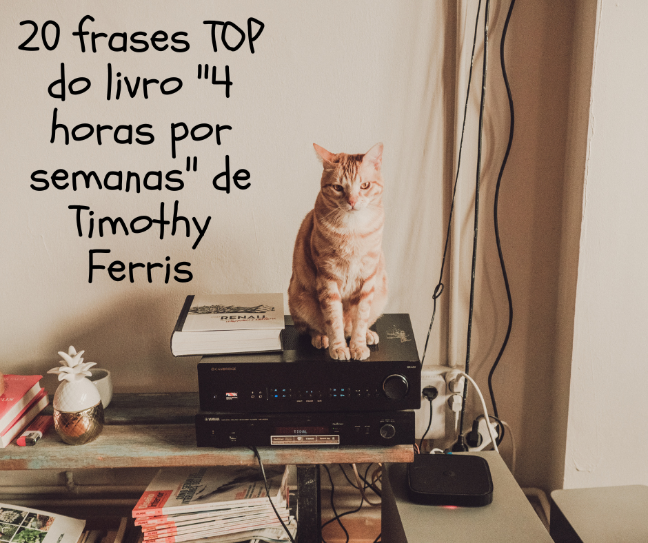 20 frases TOP do livro "4 horas por semanas" de Timothy Ferris