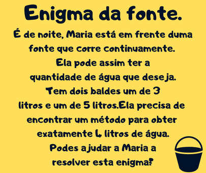 enigma da fonte