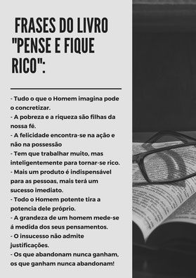 Pense E Fique Rico De Napoleon Hill