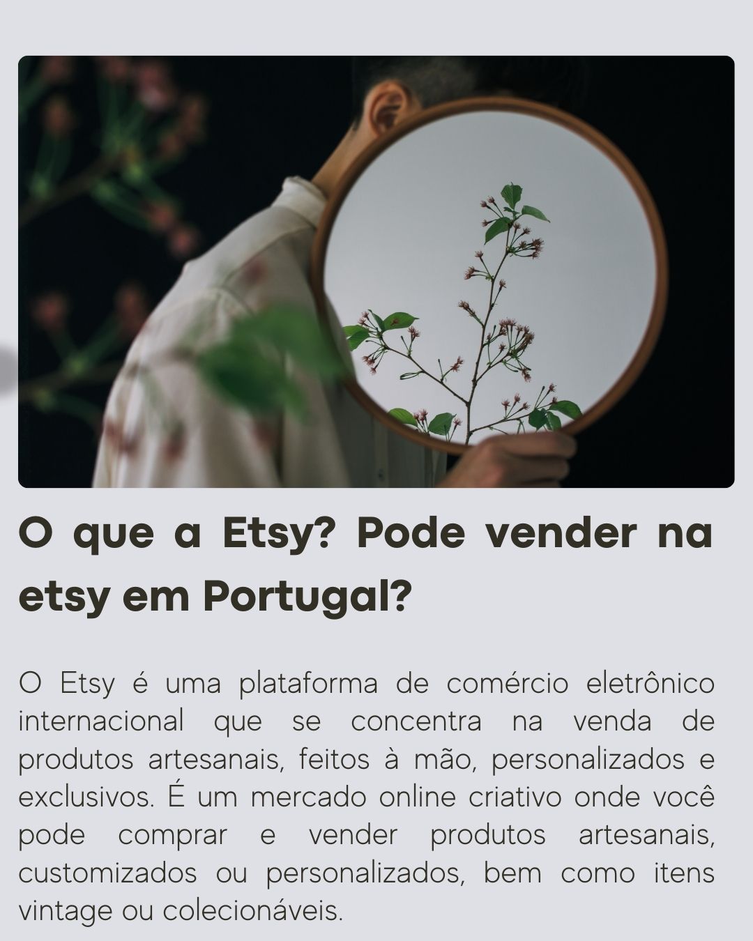 O que a Etsy? Pode vender na etsy em Portugal?