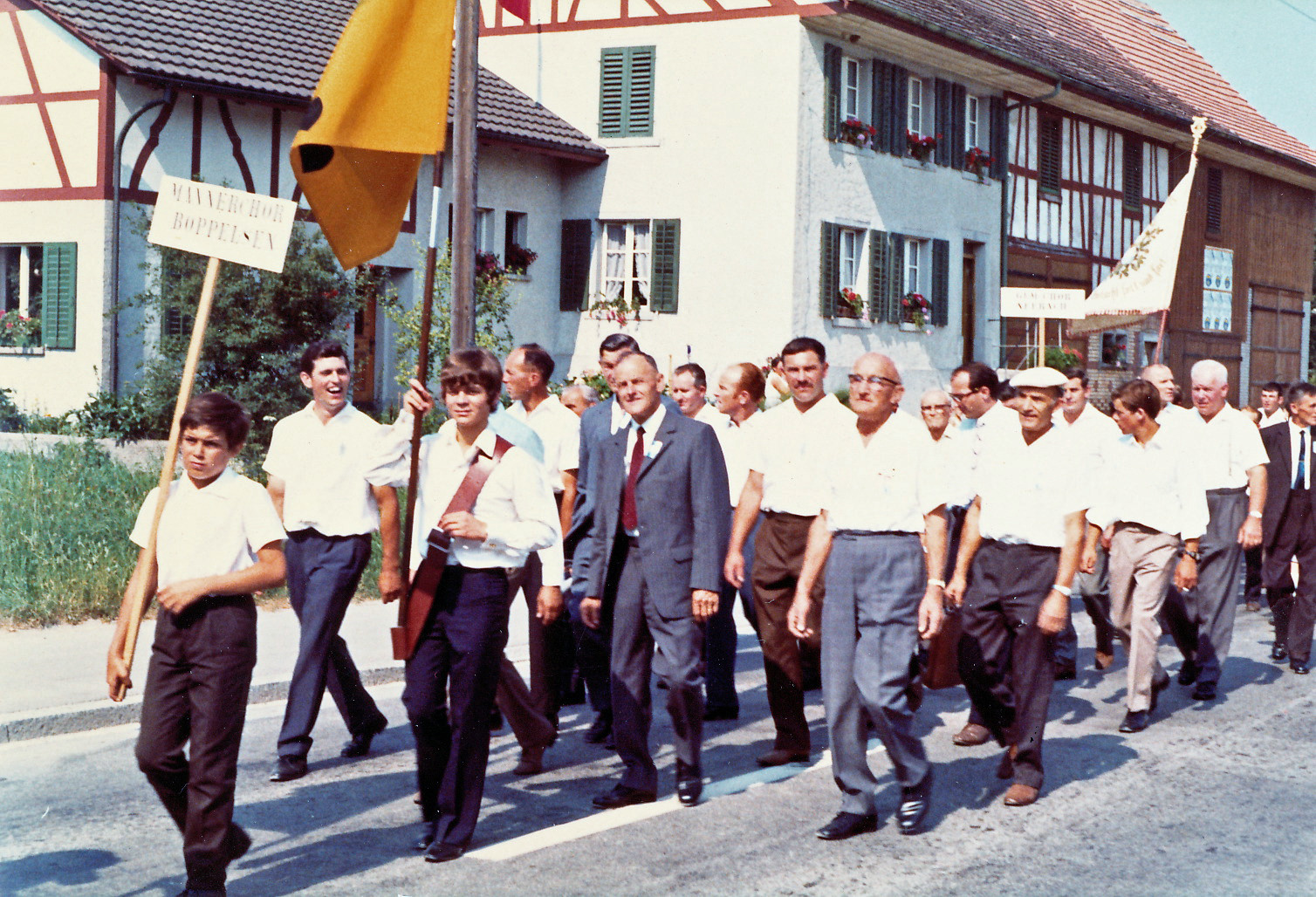 Marsch durch Niederglatt:: 11.7.1971