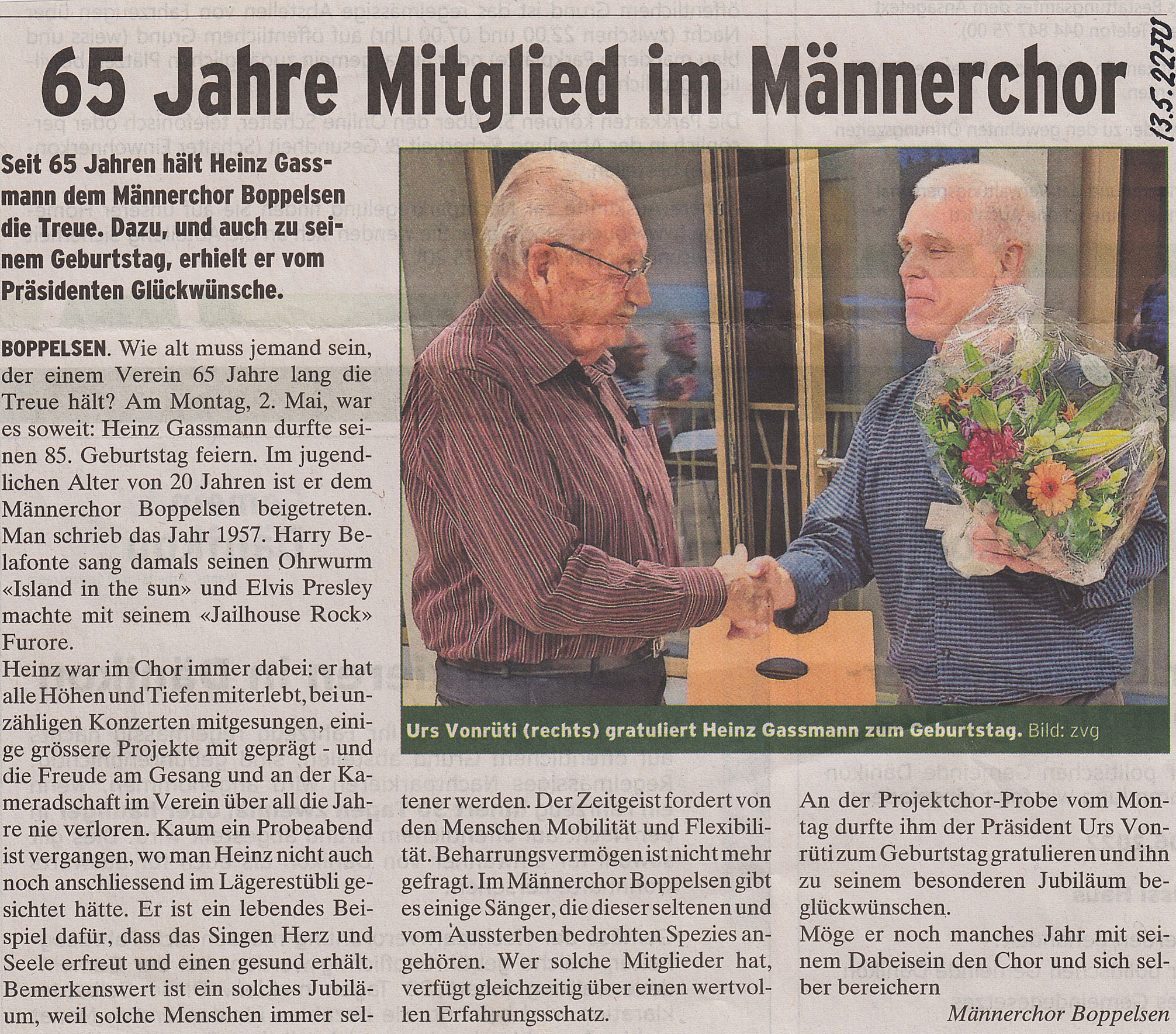 2.5.2022::Heinz Gassmann 65 J. MCB